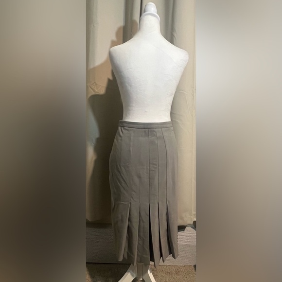 Moda International Vintage Pencil Skirt With Ruffled Back Midi Length - Picture 3 of 4